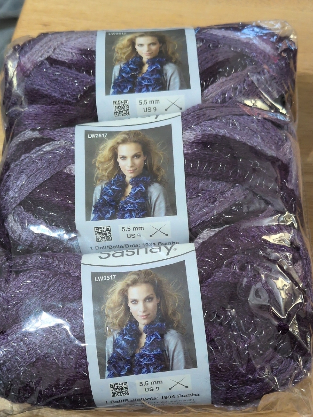 Set Of 3 Skeins Red Heart Boutique Yarn-Boogie
